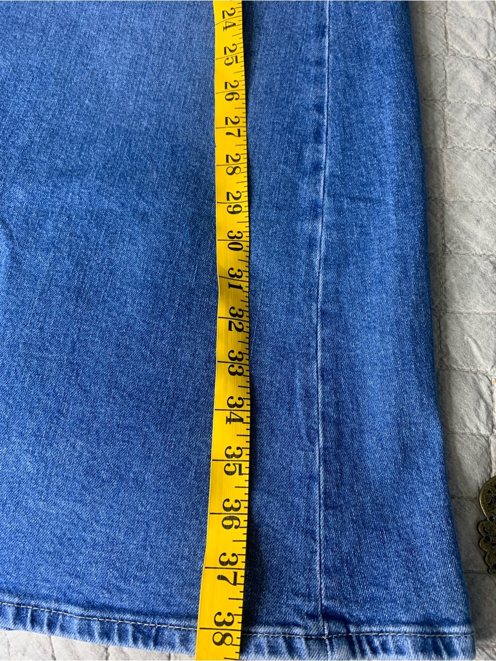 GAP 2024 Light Blue Denim Maxi Skirt size 16 - Picture 9 of 11
